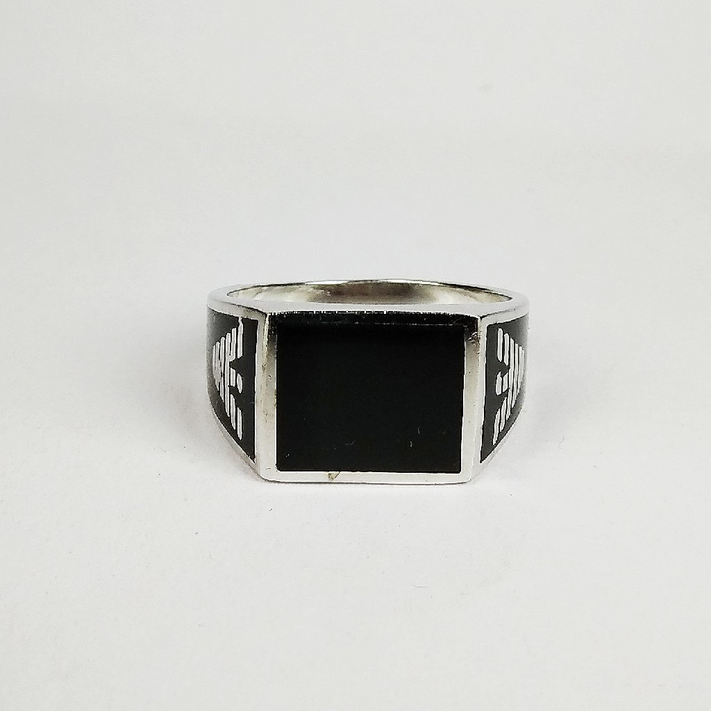 92.5 sterling silver enamel ring ml-115