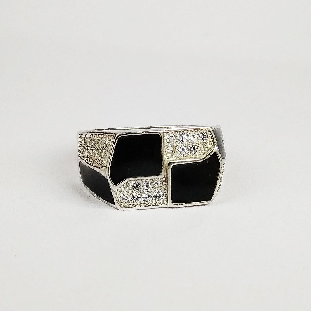 92.5 sterling silver enamel ring ml-115