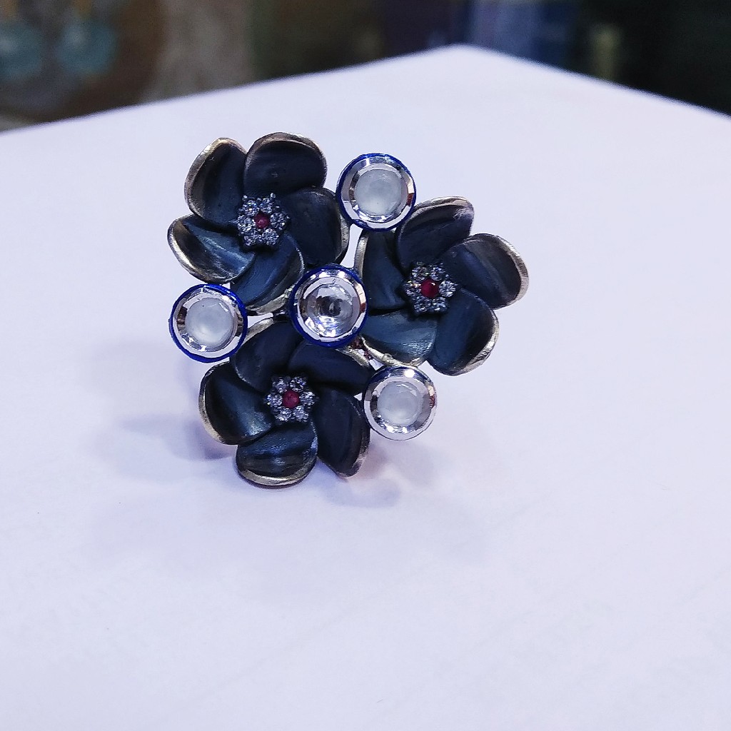 92.5 sterling silver designer antique ring ml-67