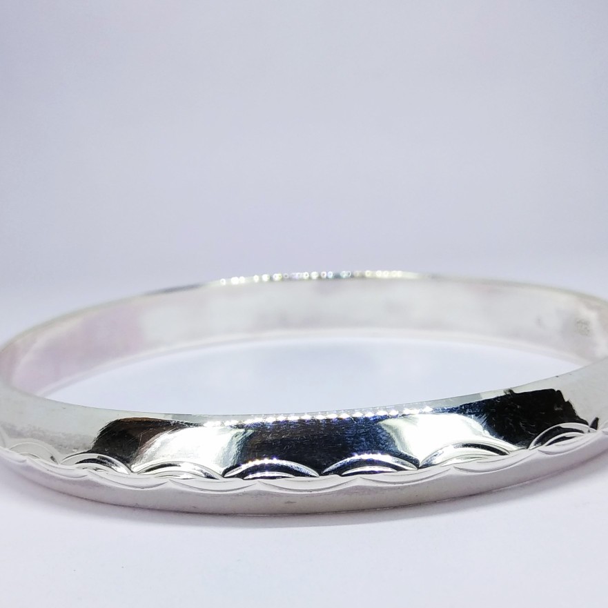 92.5 sterling silver hollow kada