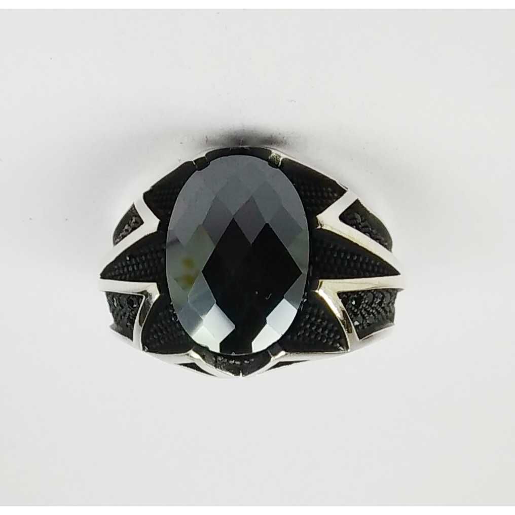 925 Silver Stone Gents Ring