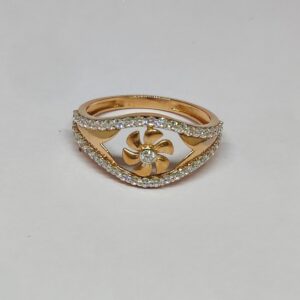 18KT Rose Gold Flair Ring KOR31