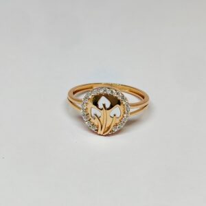 18KT Rose Gold Designer Ring KOR27