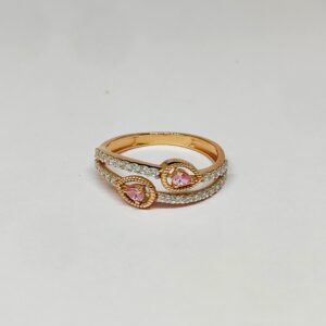 18KT Rose Gold Classic Ring KOR25