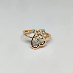 18KT Rose Gold Beautiful Ring KOR17