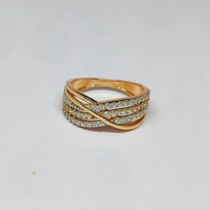 18KT Rose Gold Designer Ring KOR09