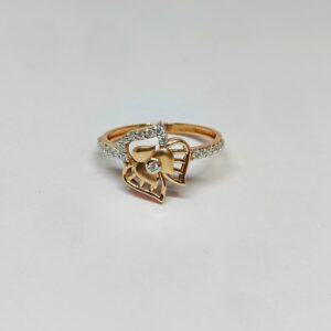 18KT Rose Gold Modern Ring KOR04