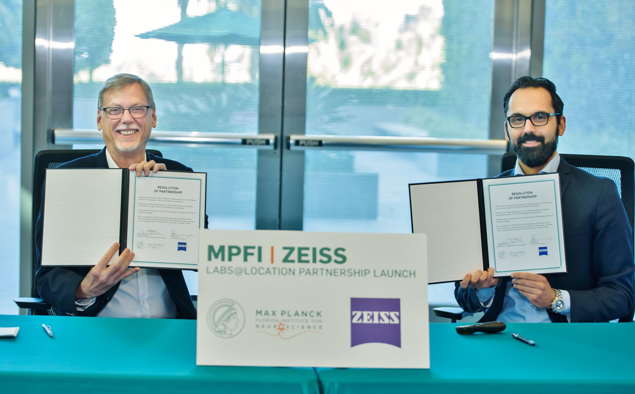 MPFIZEISS LabsLocation Partnership Launch Max Planck Florida