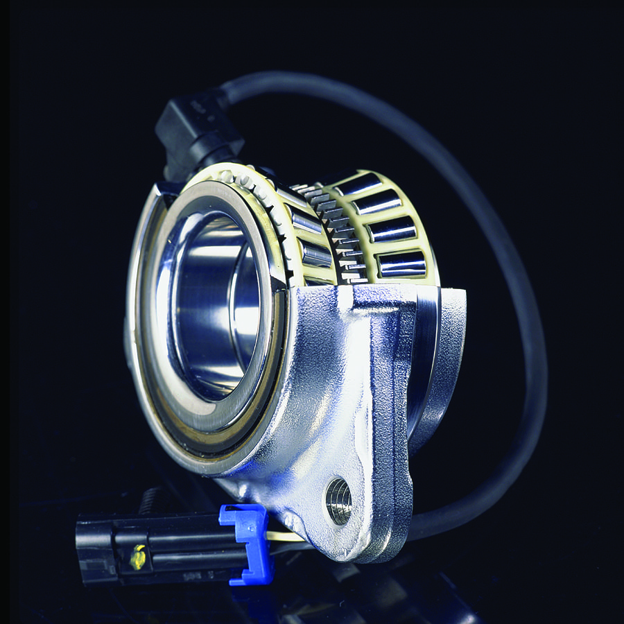 Tested wheel bearing with paper clip both sides of wheel bearing are