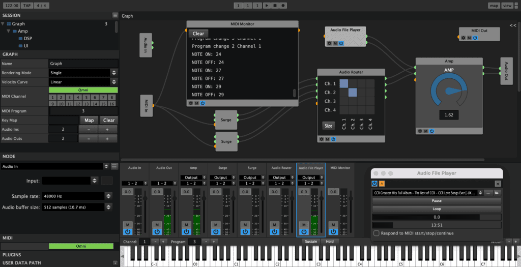 Element Modular Plugin Host in action.