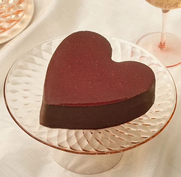 Framboise au Chocolate Medium Heart
