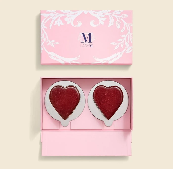 Heart Cake Gift Set: Framboise