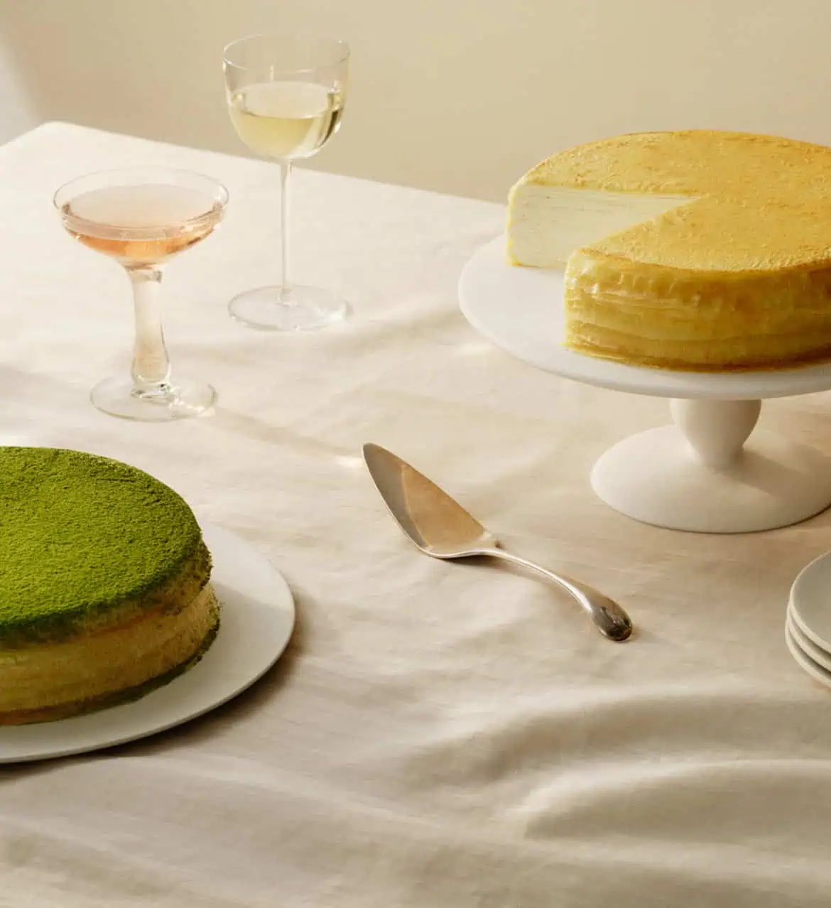 Assortment of Lady M cakes