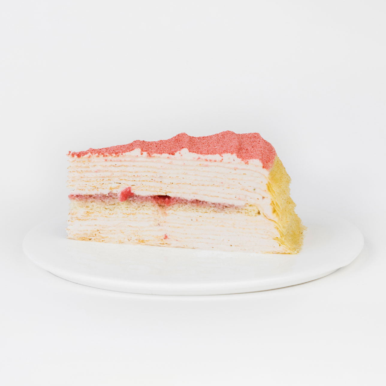 Strawberry Swirl Mille Crêpes 9 inches · Lady M