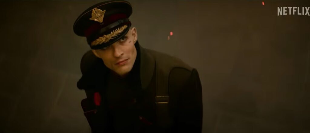Ed Skrein's acting was one of a handful of bright spots in Rebel Moon despite its predictability.