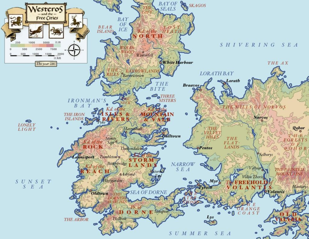 Westeros and Essos