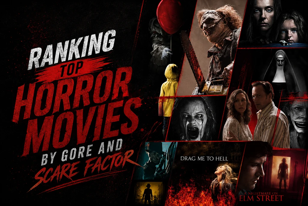 Ranking Top Horror Movies by Gore and Scare Factor