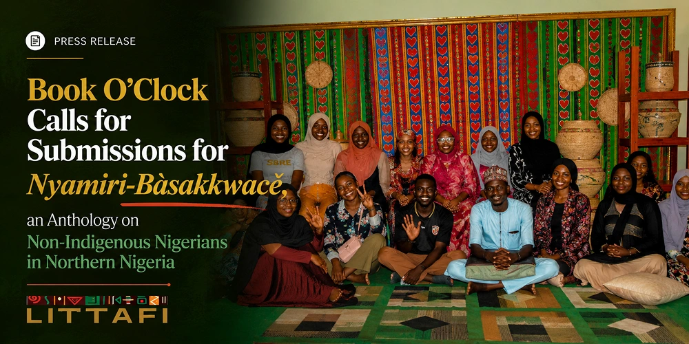 Book O'Clock Calls for Submissions for Nyamiri-Bàsakkwacḕ