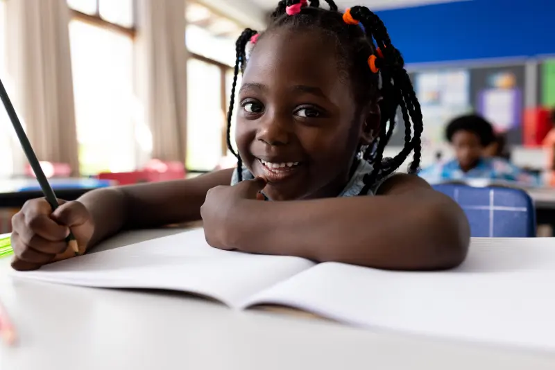 African schoolgirl