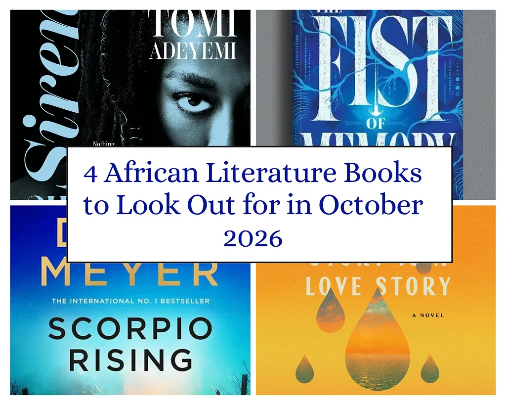 4 African Literature Books to Look Out for in October 2026