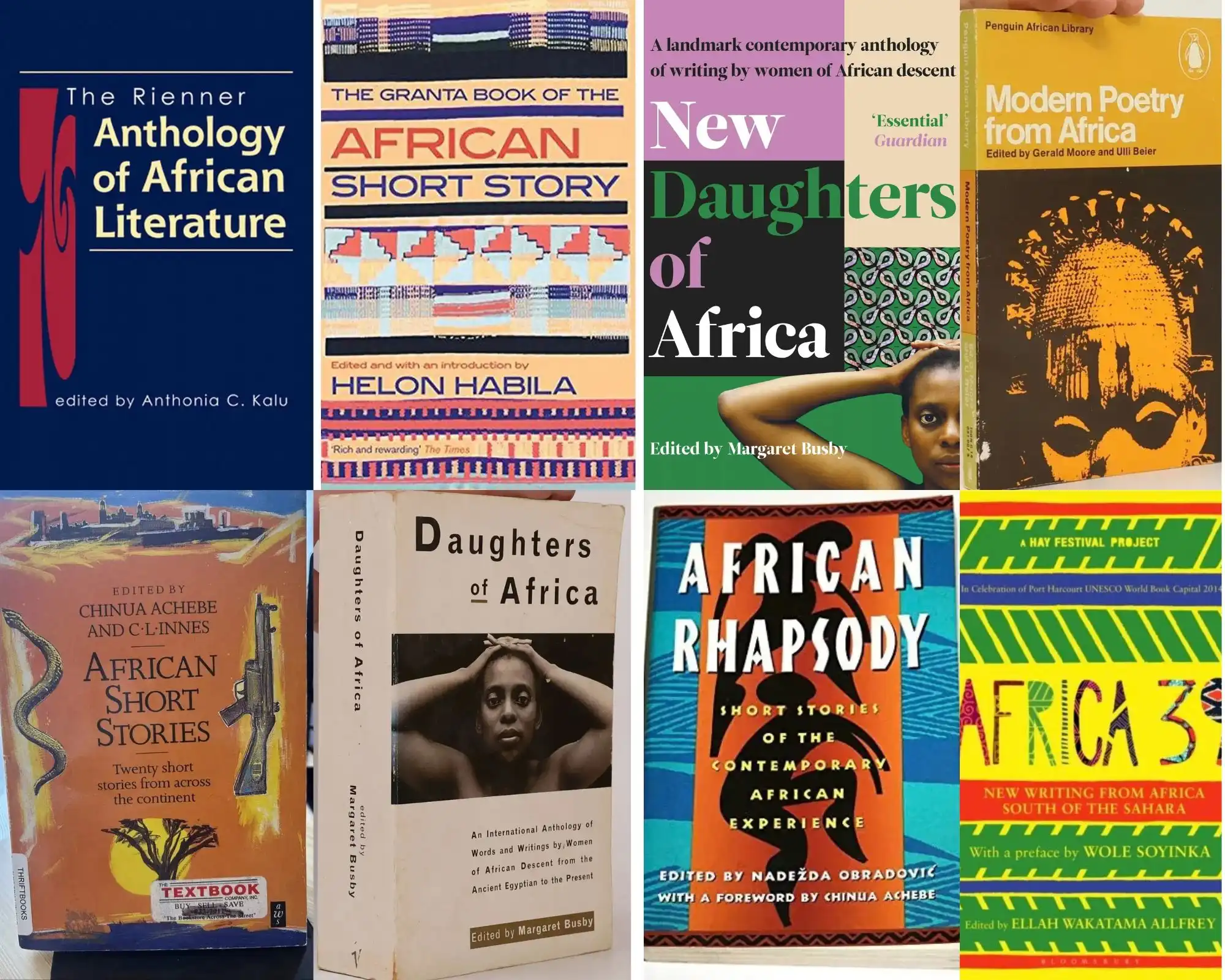 8 Outstanding Anthologies on African Contemporary and Classical Literature