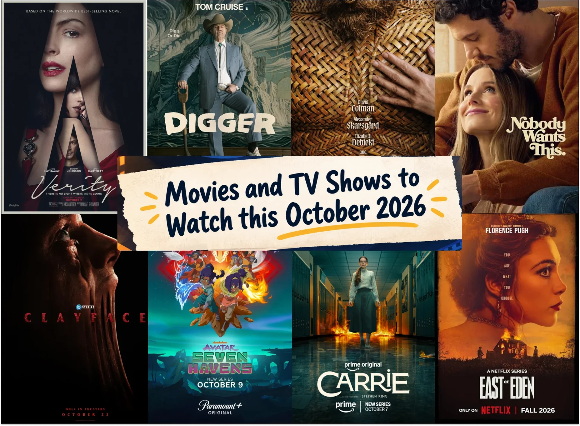 Upcoming Movies and TV Shows to Watch this October 2026