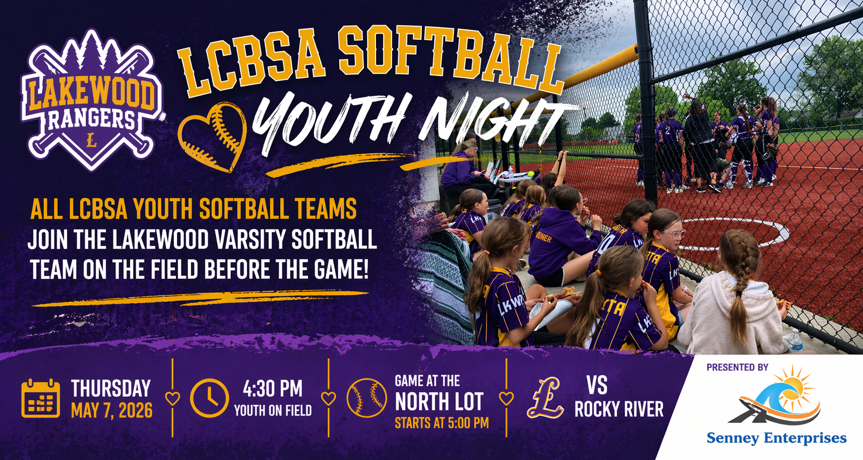LCBSA Youth Softball Night