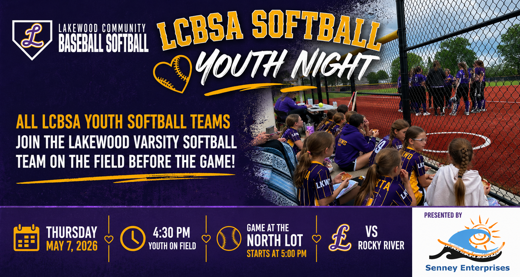 LCBSA Youth Softball Night