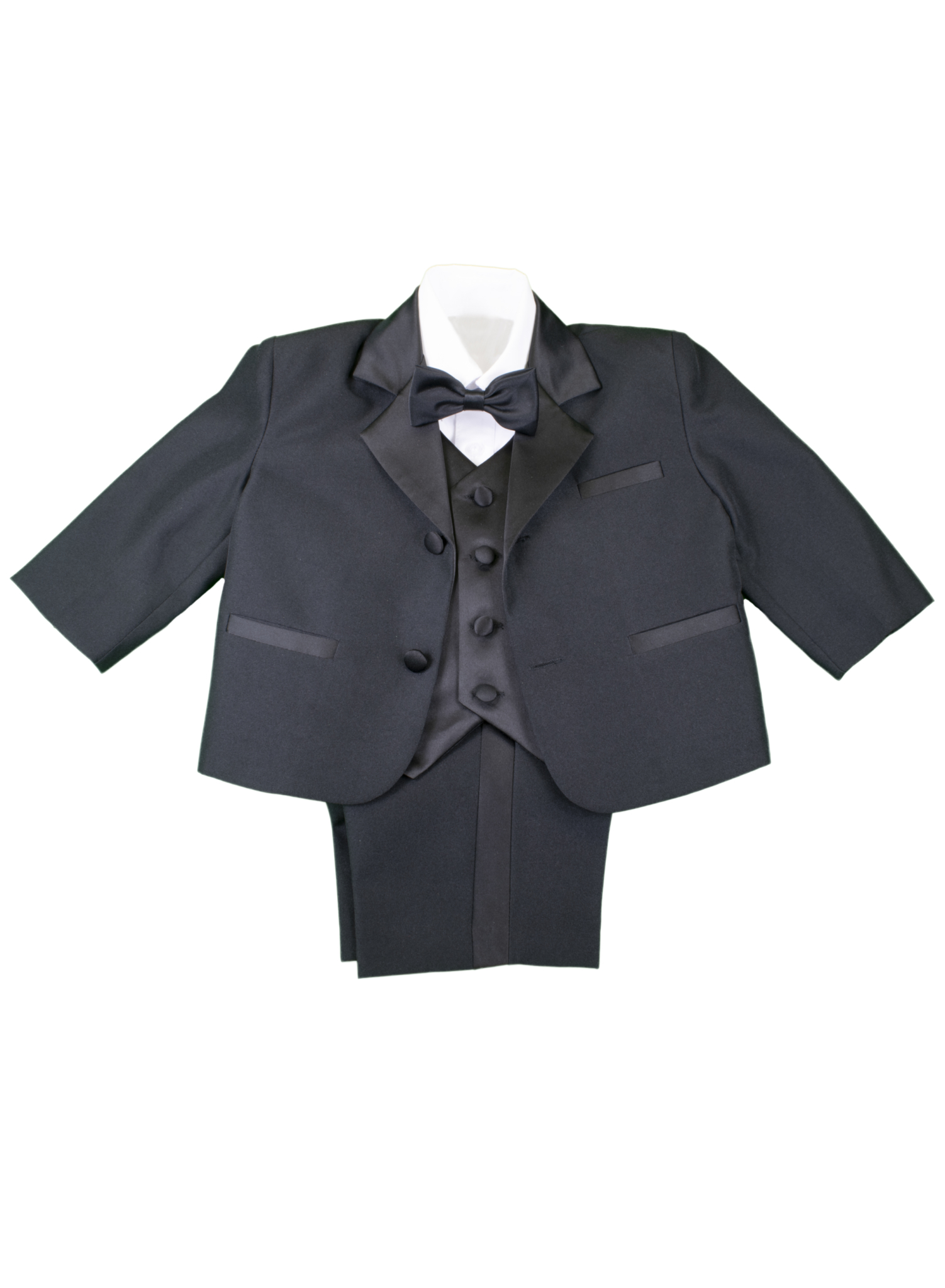 Hanes Boys Tuxedo Print T-Shirt – Black Short Sleeve 100% Cotton Sizes 2T 3T 4T