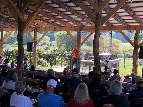 Andy on stage: Polyface