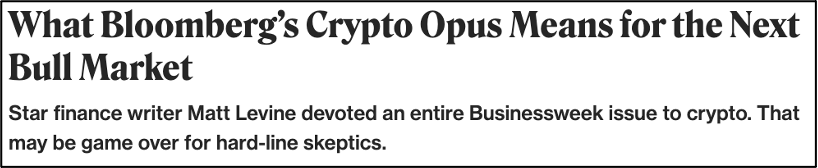 Bloomberg's Crypto Opus