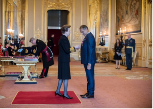 Alpesh Receiving Award