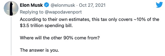 Elon Musk Tweet