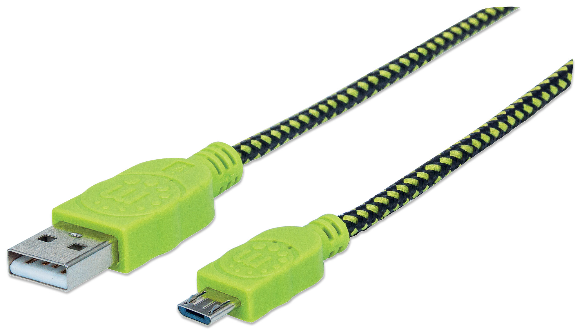 Manhattan Braided HiSpeed USB MicroB Device Cable (352772)