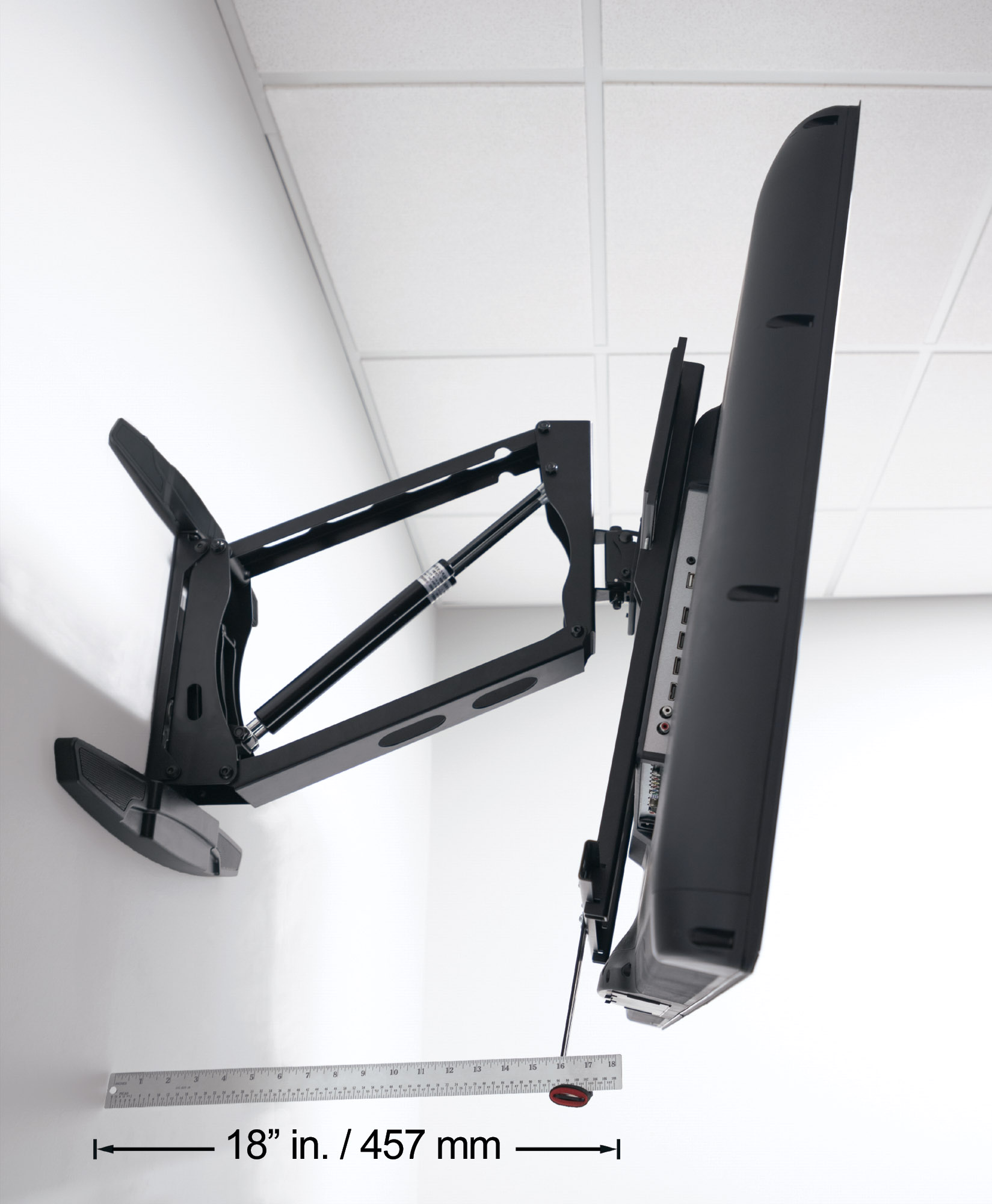 AboveFireplace PullDown FullMotion TV Wall Mount, for 40 70 inch