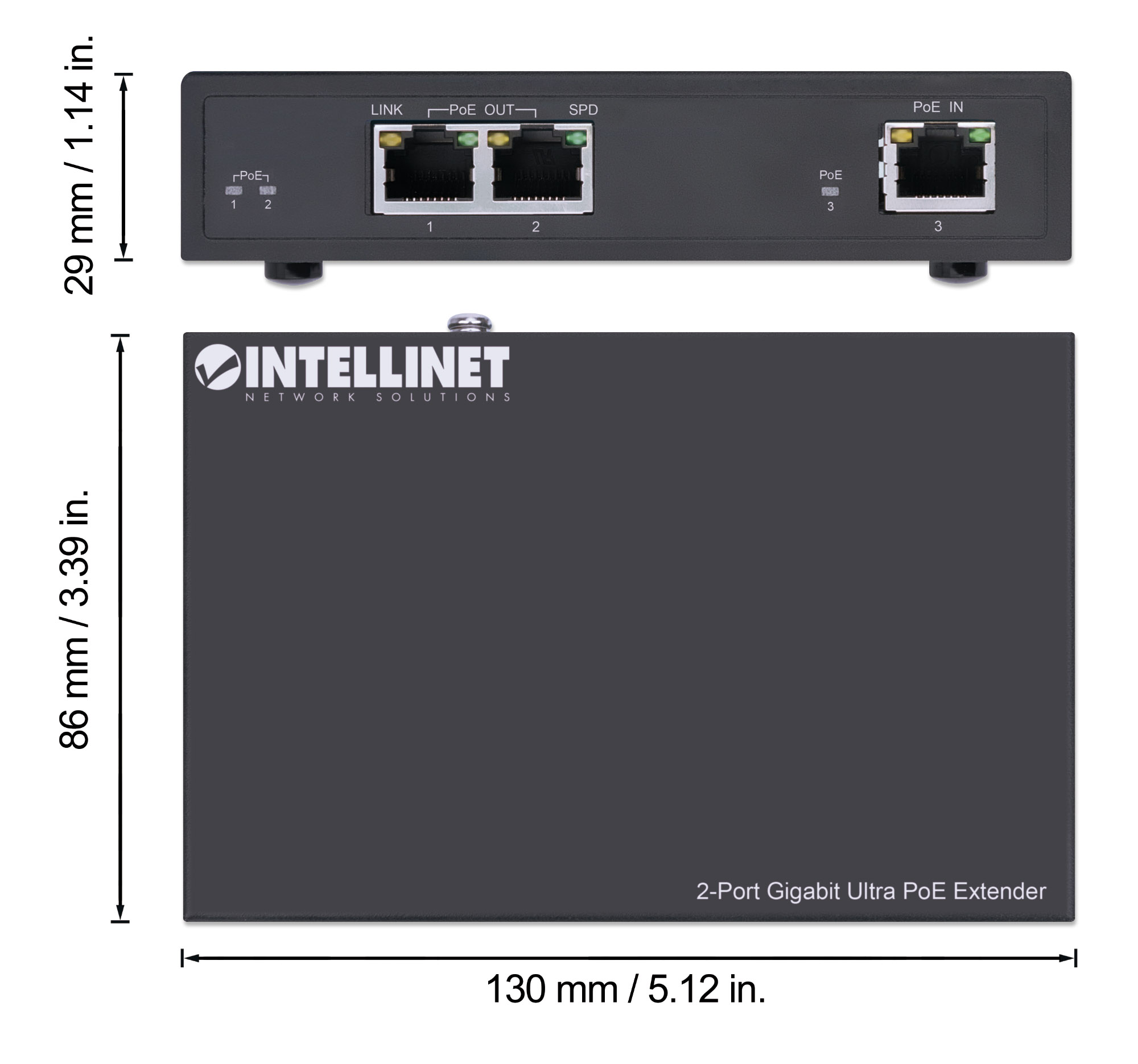 2Port Gigabit Ultra PoE Extender (561600)
