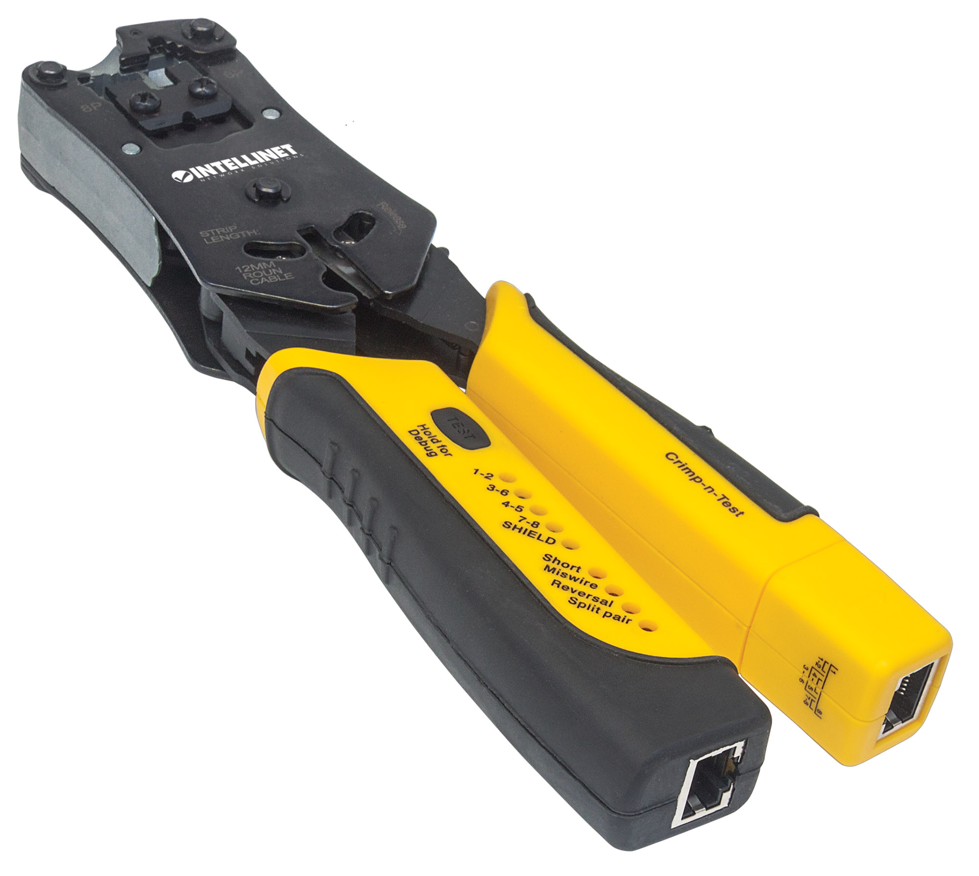 Universal Modular Plug Crimping Tool & Cable Tester (780124)