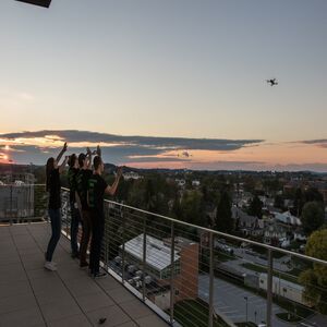 Watching the drone 1