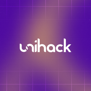 Unihack backsplash logo