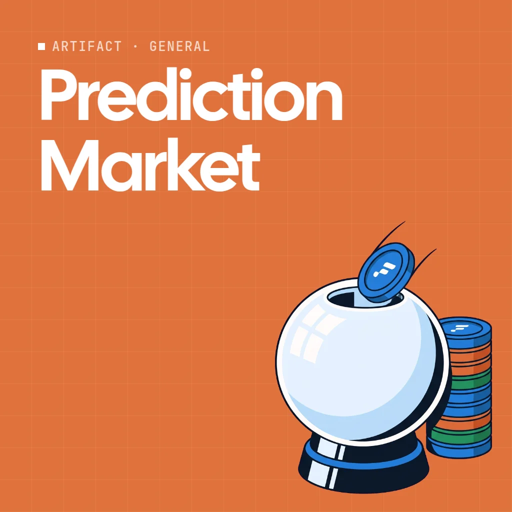 Prediction Market artifact on a MockFlow board