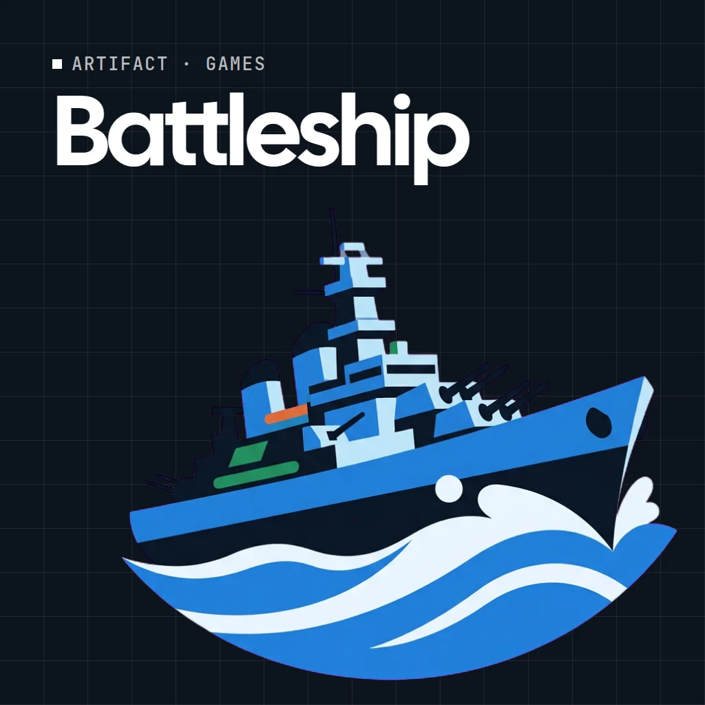 Battleship artifact on a MockFlow board