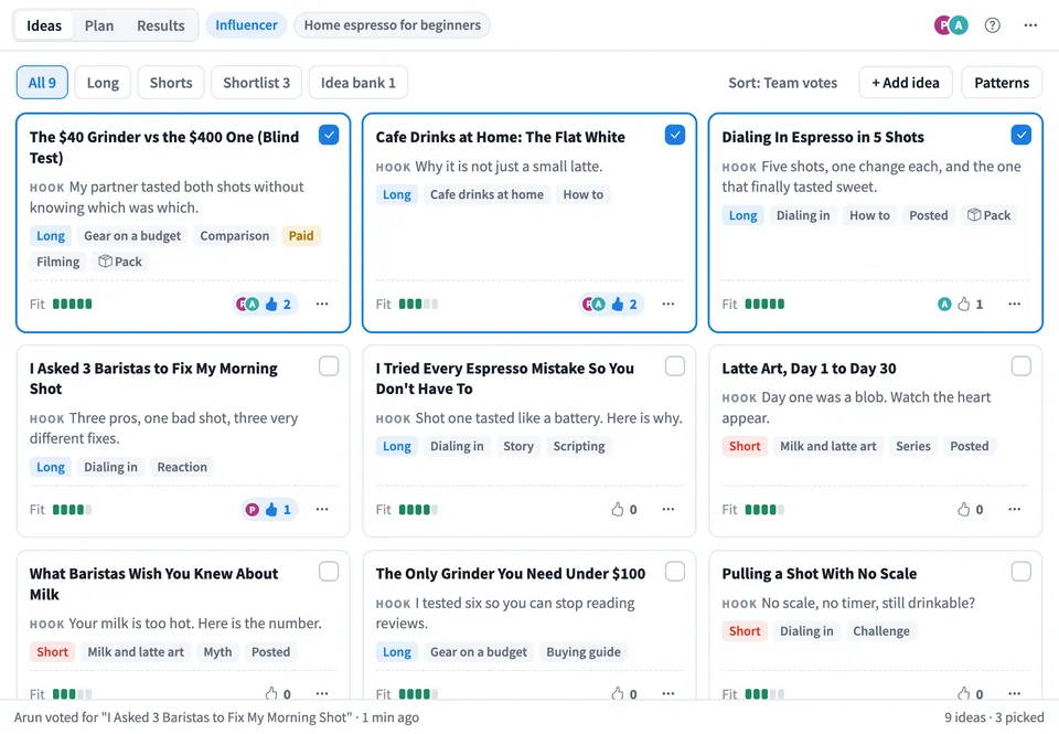 YouTube Video Ideas Generator and Planner for Teams | MockFlow