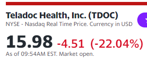 Teladoc Health, Inc. (TDOC)