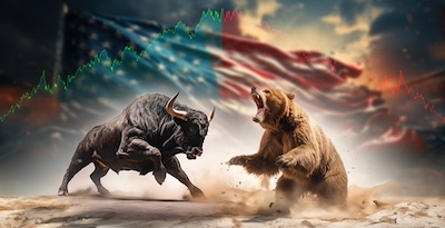 Bull Fighting Bear