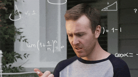 picture of a man doing math