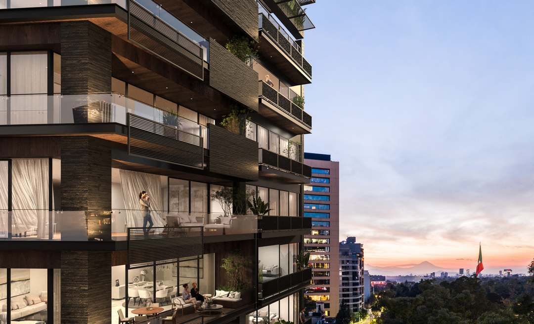 BALCONES VISTA PANORAMICA FACHADA EDIFICIO DESARROLLO INMOBILIARIO CAMPOS ELISEOS DEPARTAMENTOS EN POLANCO CDMX BALCONES VISTA PANORAMICA FACHADA EDIFICIO DESARROLLO INMOBILIARIO CAMPOS ELISEOS DEPARTAMENTOS EN POLANCO CDMX