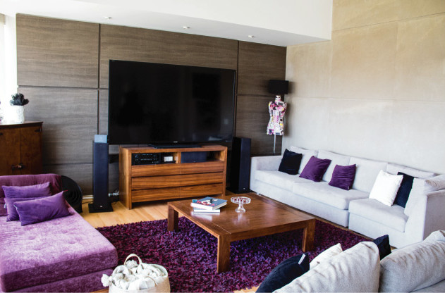 Sala de TV Residencial Del Bosque Polanco Sala de TV Residencial Del Bosque Polanco