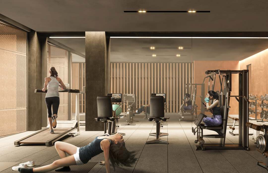 ROOF GARDEN GYM GIMNASIO AMENIDADES DESARROLLO INMOBILIARIO CAMPOS ELISEOS DEPARTAMENTOS EN POLANCO MIGUEL HIDALGO CDMX