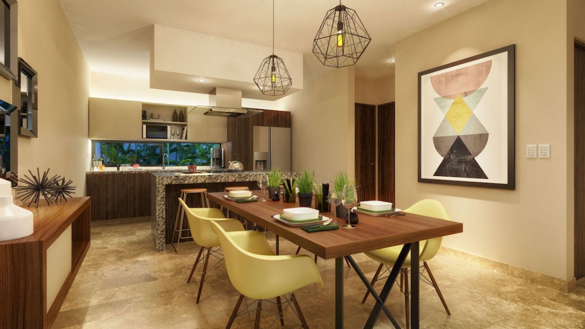 Muy bonito departamento moderno en Playa del Carmen, Mexico.