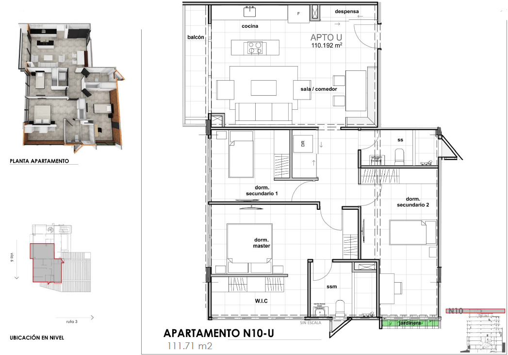 Vendo apartamentos en 4 grados norte desde USD$197,000.00